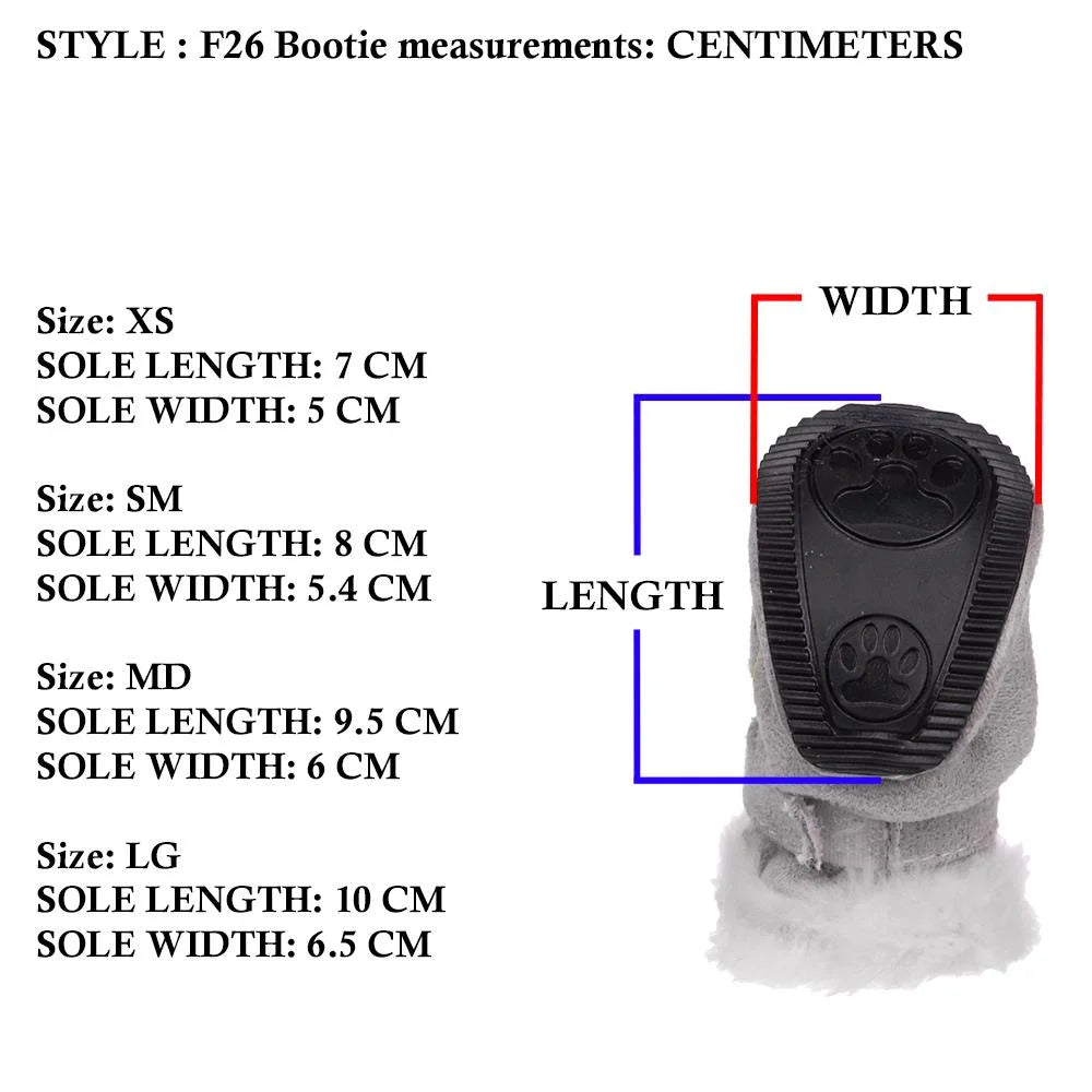 ® 'Performance-Coned' Premium Stretch High Ankle Support Dog Shoes - Set of 4