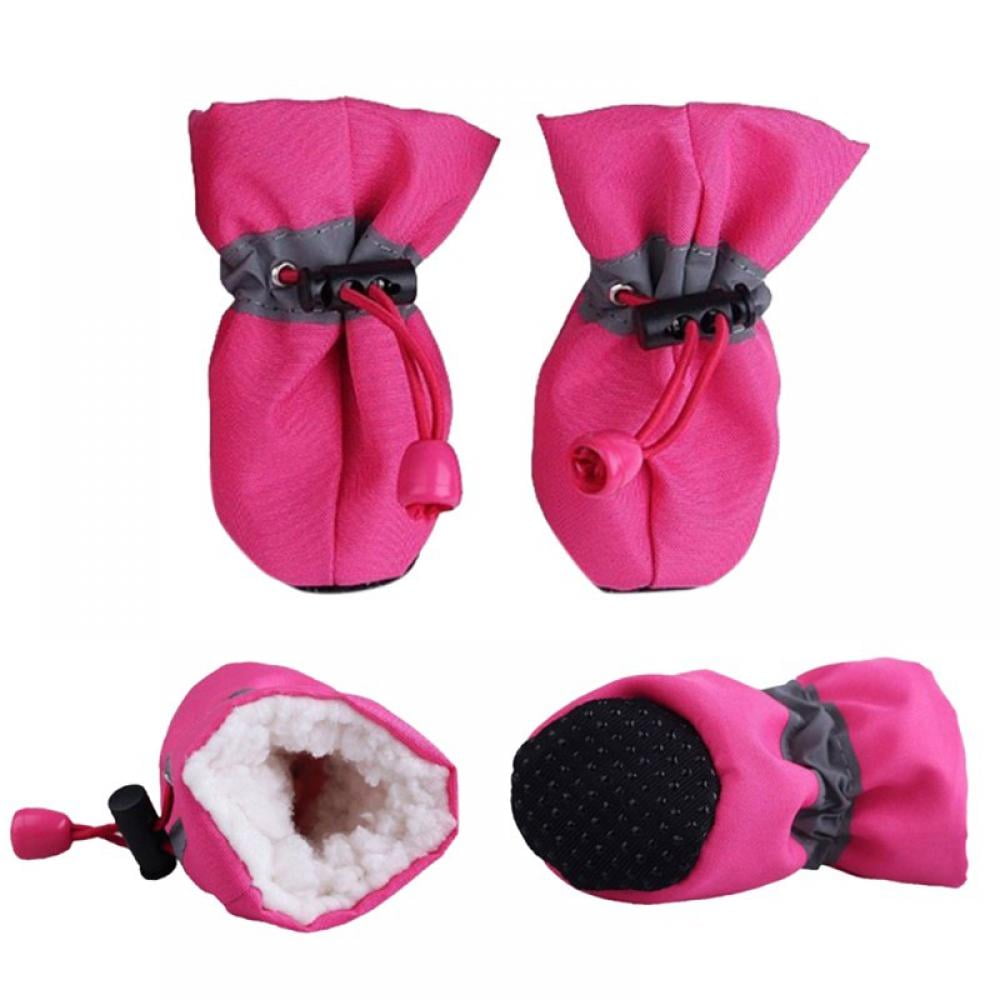 Winter Dog Shoes for Small Dogs,Anti-Slip Dogs Boots Paw Protector