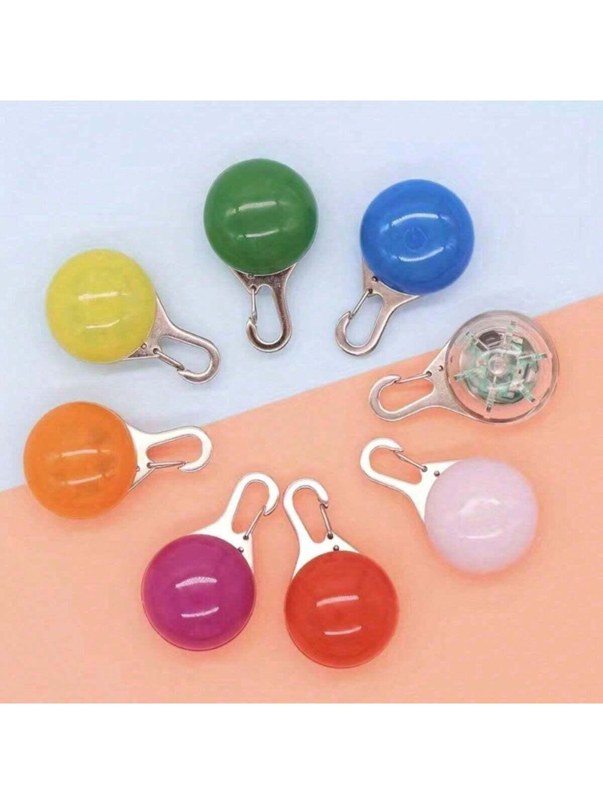 1Pc Random Pet Luminous Pendant Anti-Lost Tag, Light up Your Dog'S Night Walks!