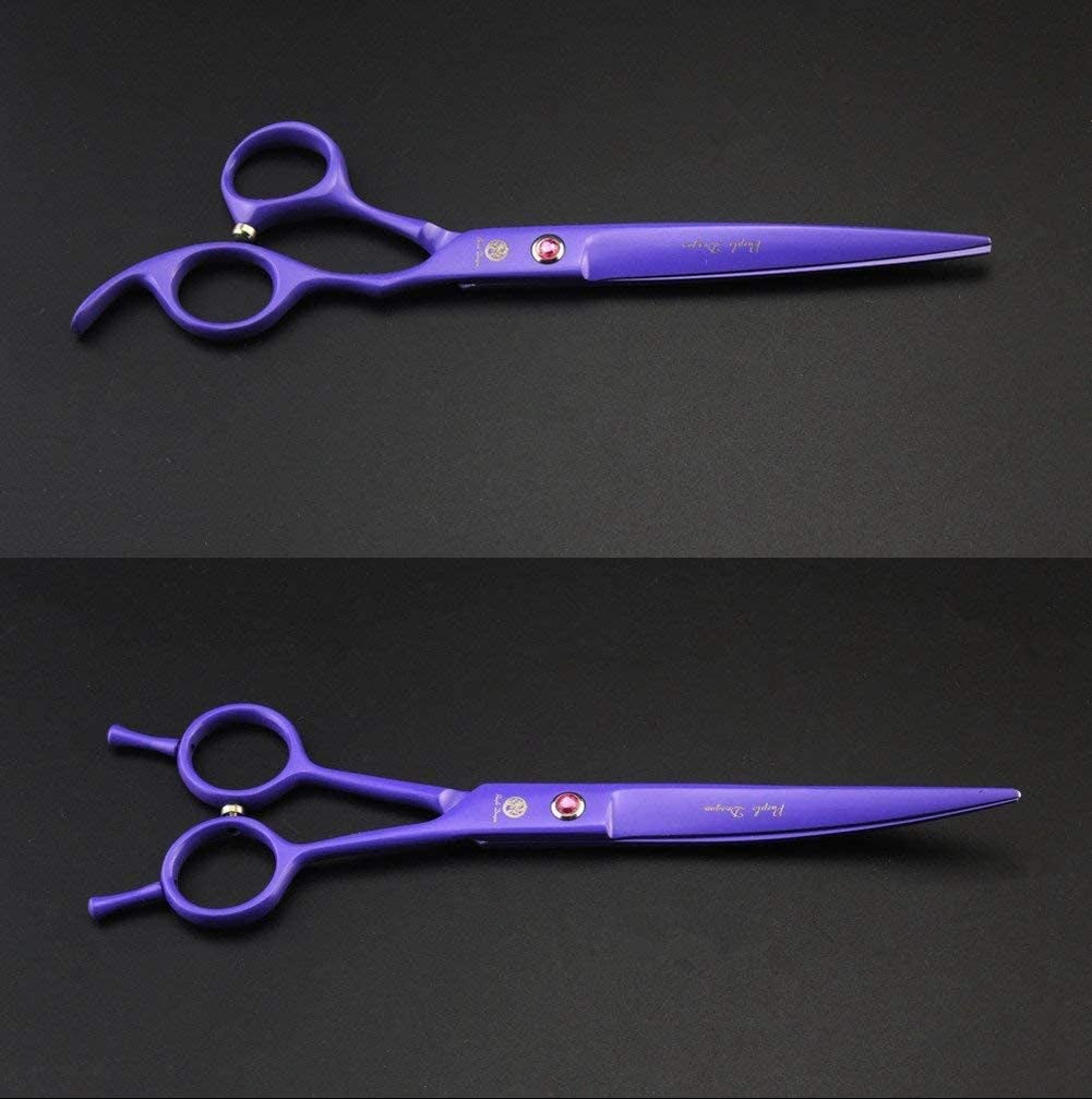 7.0 Inch Rhinestone Decoration 3PCS Pet Grooming Scissors Dog Hair Cutting & Thinning Shears Set