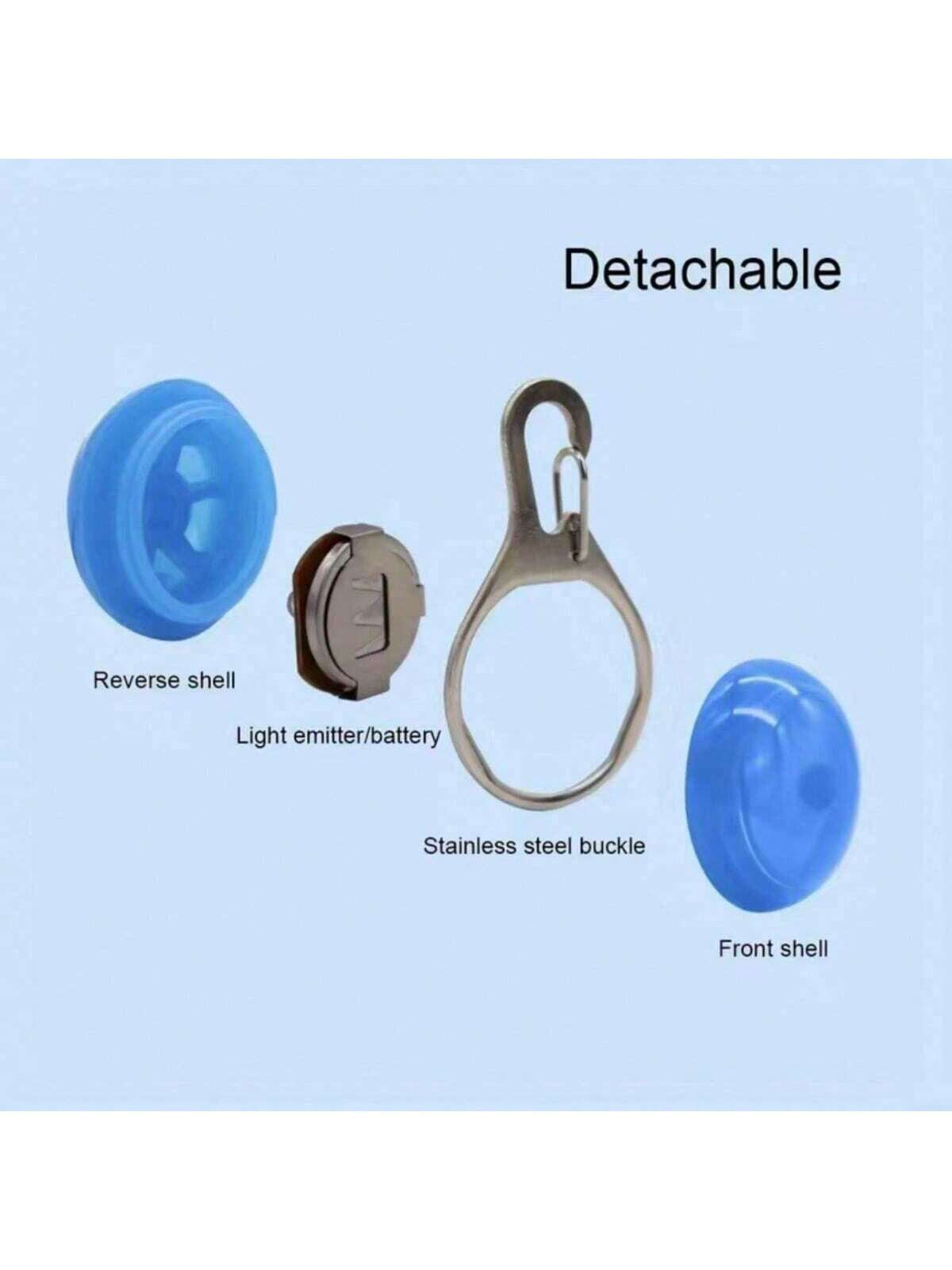 1Pc Random Pet Luminous Pendant Anti-Lost Tag, Light up Your Dog'S Night Walks!