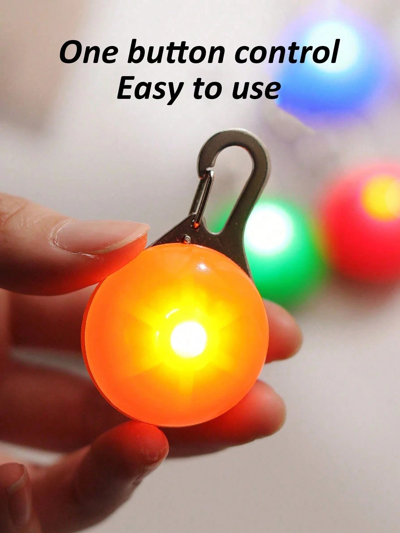 1Pc Random Pet Luminous Pendant Anti-Lost Tag, Light up Your Dog'S Night Walks!