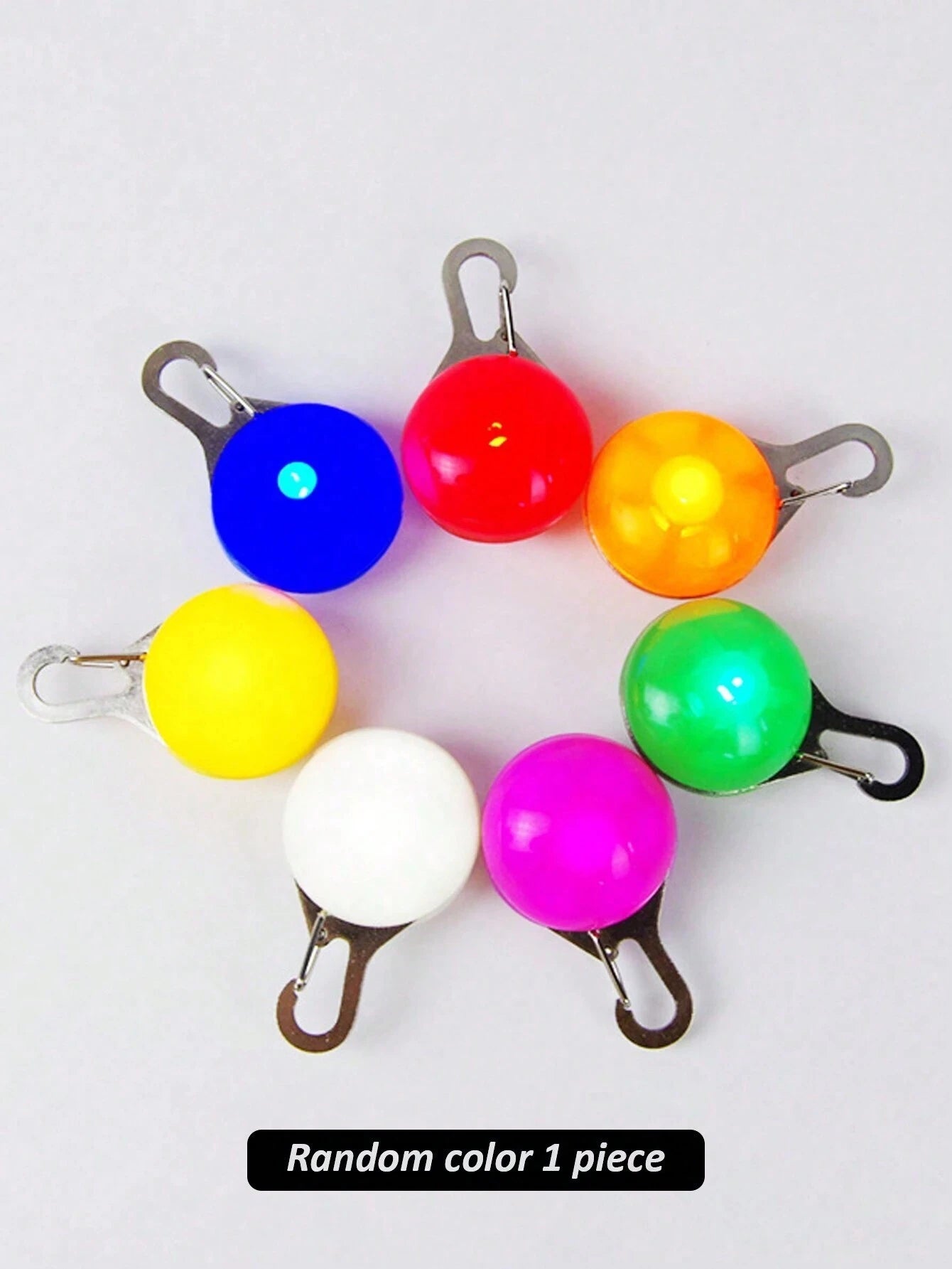 1Pc Random Pet Luminous Pendant Anti-Lost Tag, Light up Your Dog'S Night Walks!