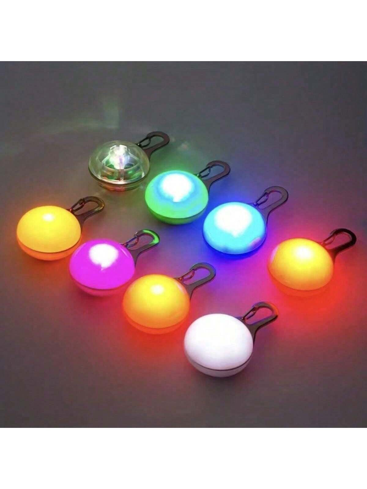 1Pc Random Pet Luminous Pendant Anti-Lost Tag, Light up Your Dog'S Night Walks!