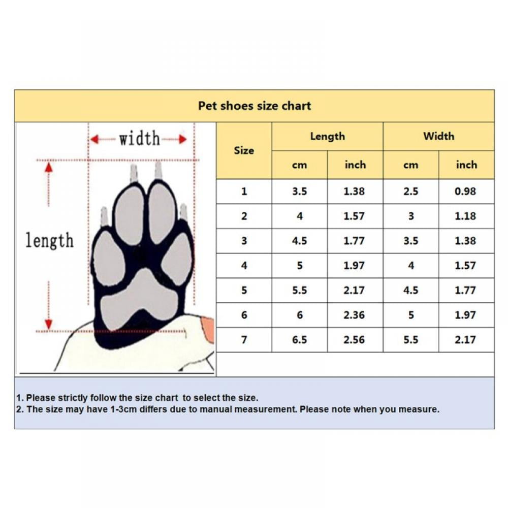 Winter Dog Shoes for Small Dogs,Anti-Slip Dogs Boots Paw Protector
