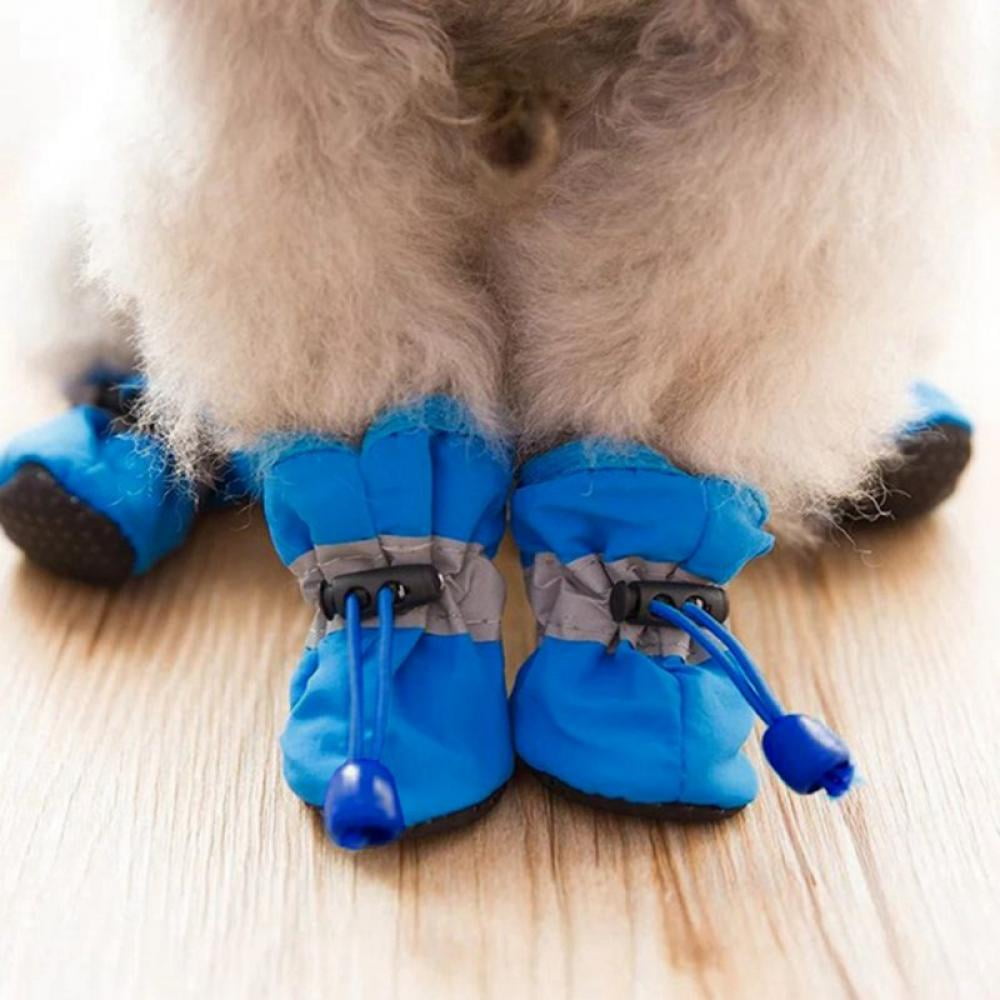 Winter Dog Shoes for Small Dogs,Anti-Slip Dogs Boots Paw Protector