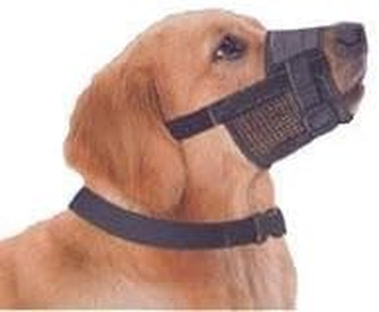 Adjustable Dog Grooming Muzzle - MEDIUM, Fits Snout Size 6"-7 1/2", by