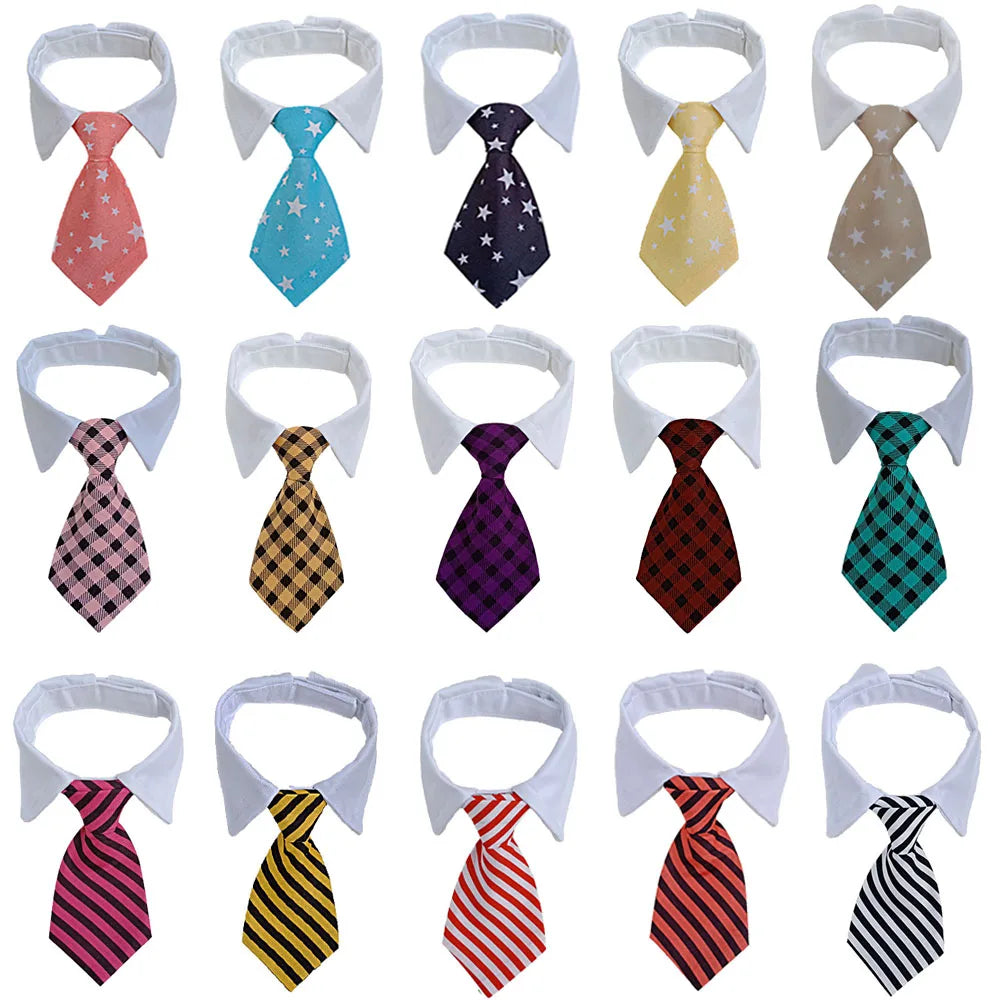 20/50Pcs Dog Decorations Products Pet Cat Dog Tie Small Bowtie Pet Goods for the Holiday Grooming Accessories Pet Shop