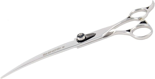 Shinobi Grooming Shear by  Grooming Professional Dog Grooming Scissors (8.0", Curved Blade)