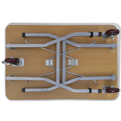 Dog Grooming Table Black Engineered Wood with Rubber Surface Medium