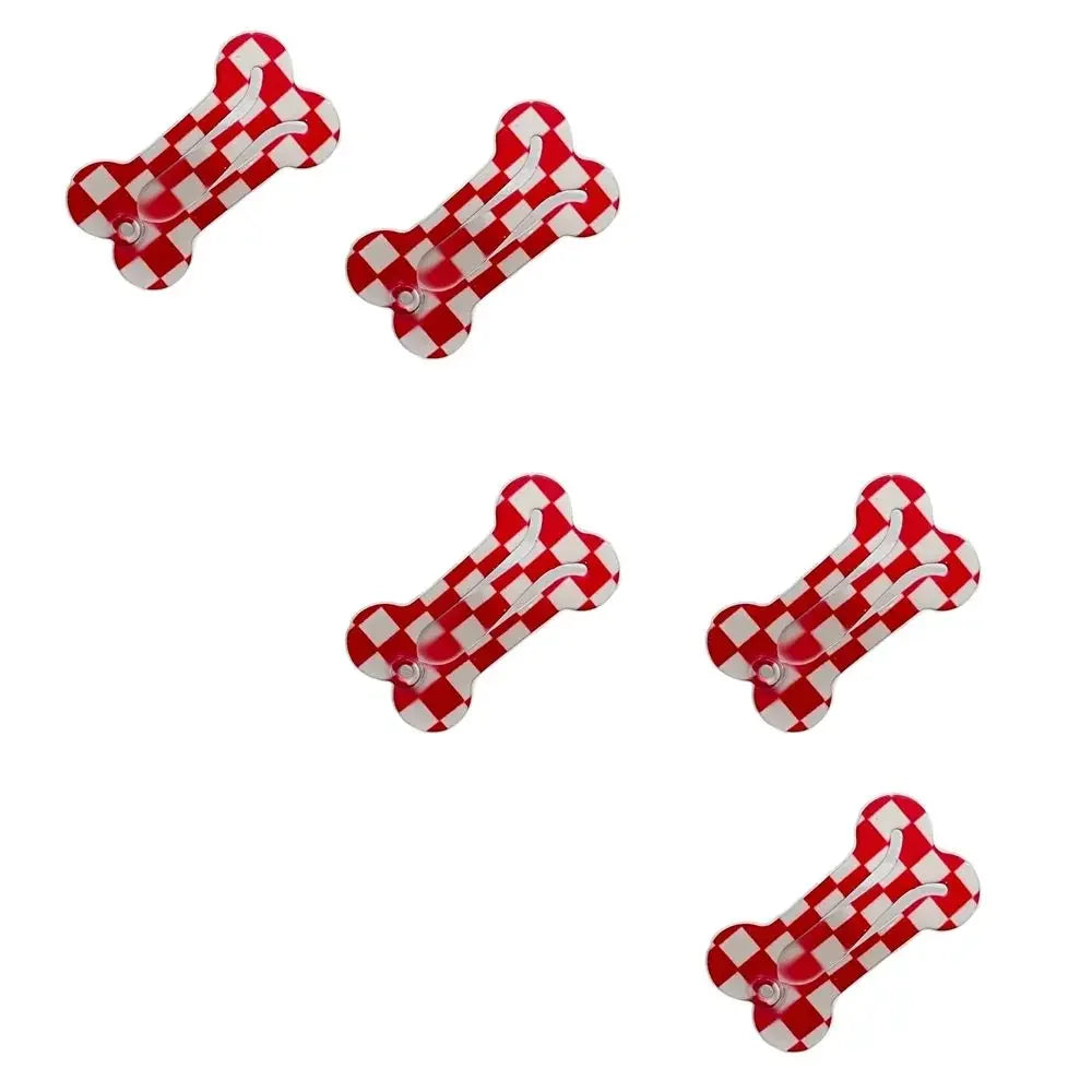 5Pcs Pet Colorful Hairpin Puppy Mini Dog Bone Hair Clips Pet Hair Grooming Clips Dog Hair Accessories