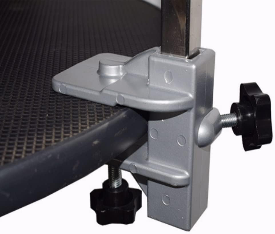 Pet Grooming Table Arms Clamp - Metal Dog Grooming Table Arm H Bar Clamp Holder Aid Accessory Hair Dryer Clamp Clip Pet Grooming Table Accessories(Inner Dia 2.3×2.3Cm)