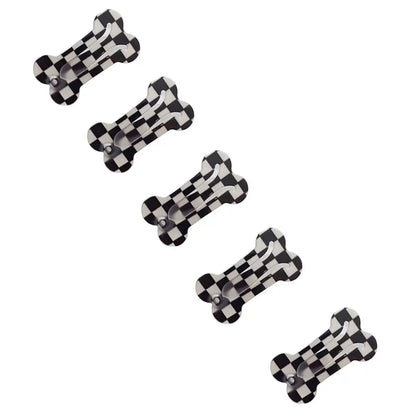 5Pcs Pet Colorful Hairpin Puppy Mini Dog Bone Hair Clips Pet Hair Grooming Clips Dog Hair Accessories